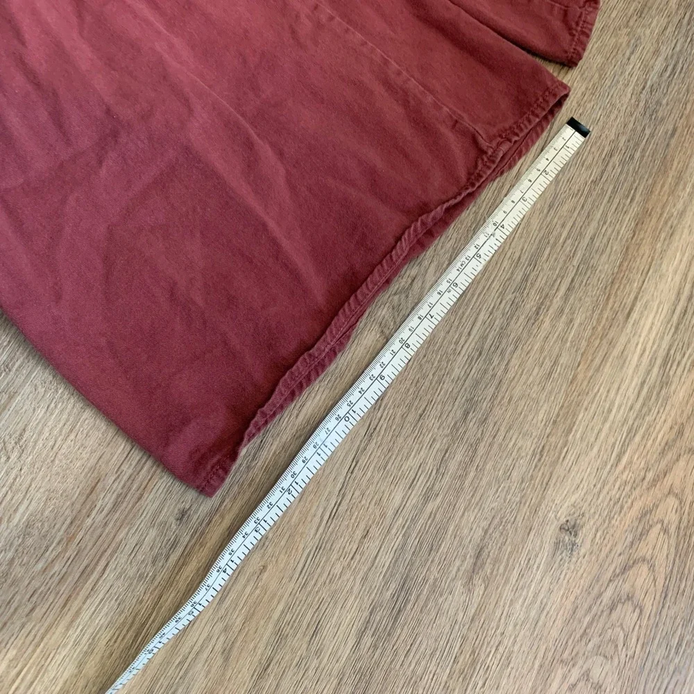 Madewell Wide Leg Button Up Jumpsuit in Ruby Red - Size 2 Womens - Picture 9 of 9